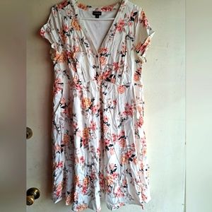 Torrid midi floral dress 00